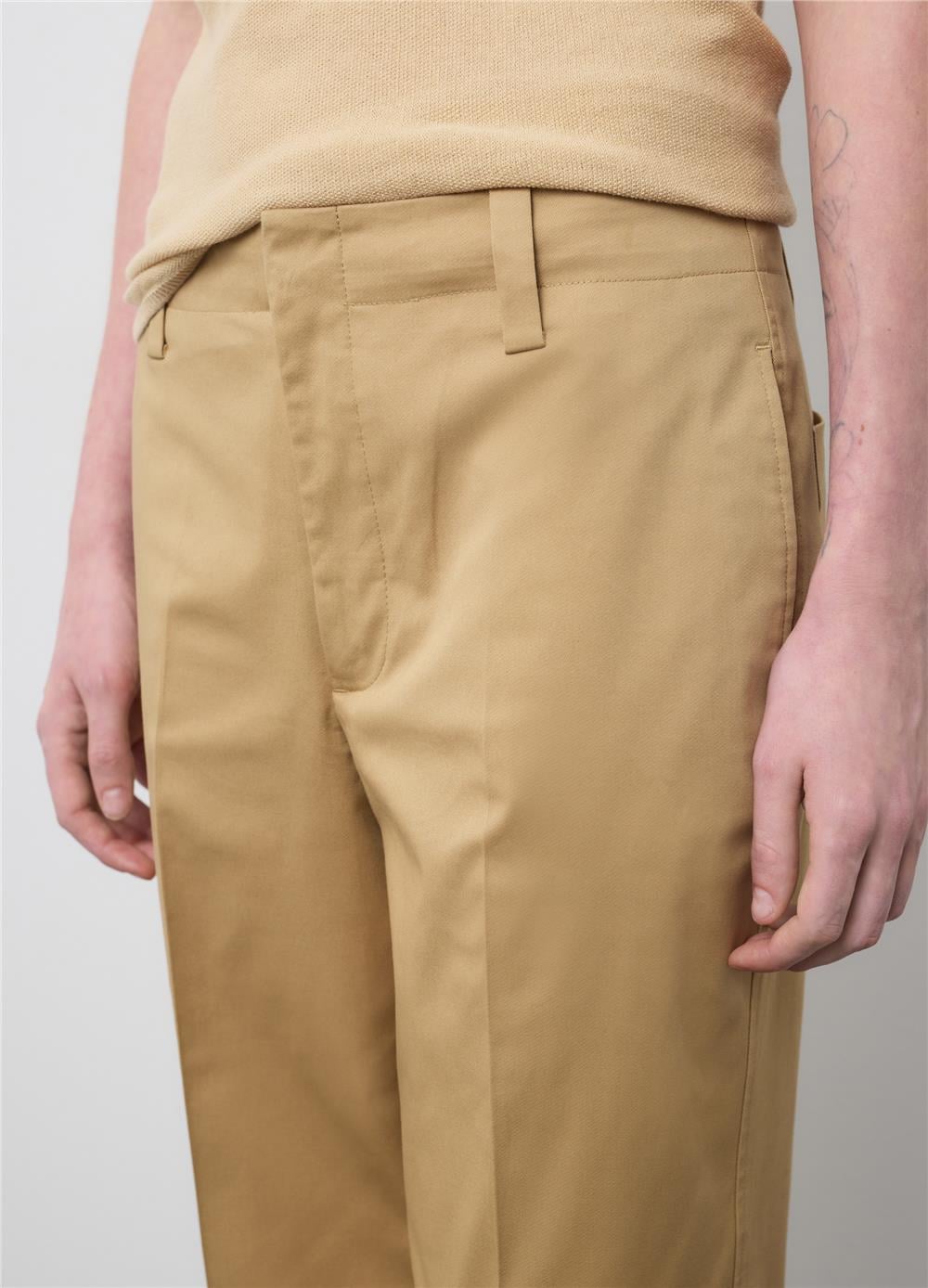 Bej Streç Gabardin Pantolon