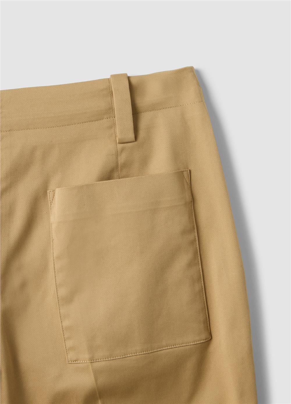 Bej Streç Gabardin Pantolon