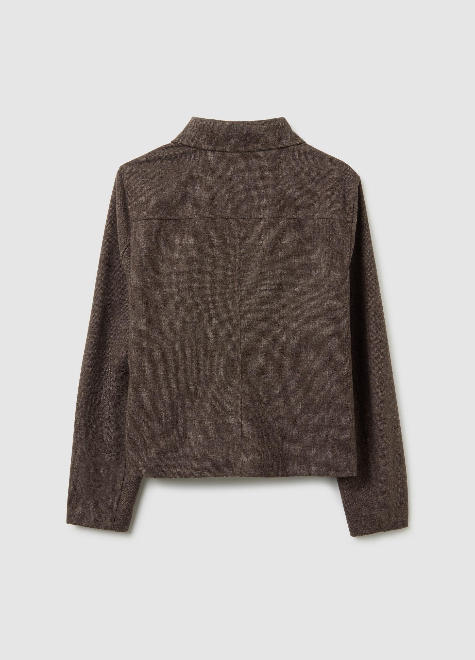 Düz Kesim Blazer Ceket