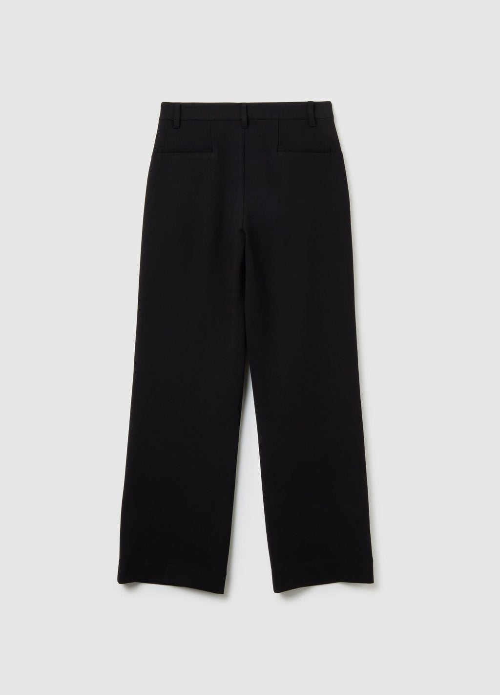 Düz Paçalı Streç Kumaş Pantolon