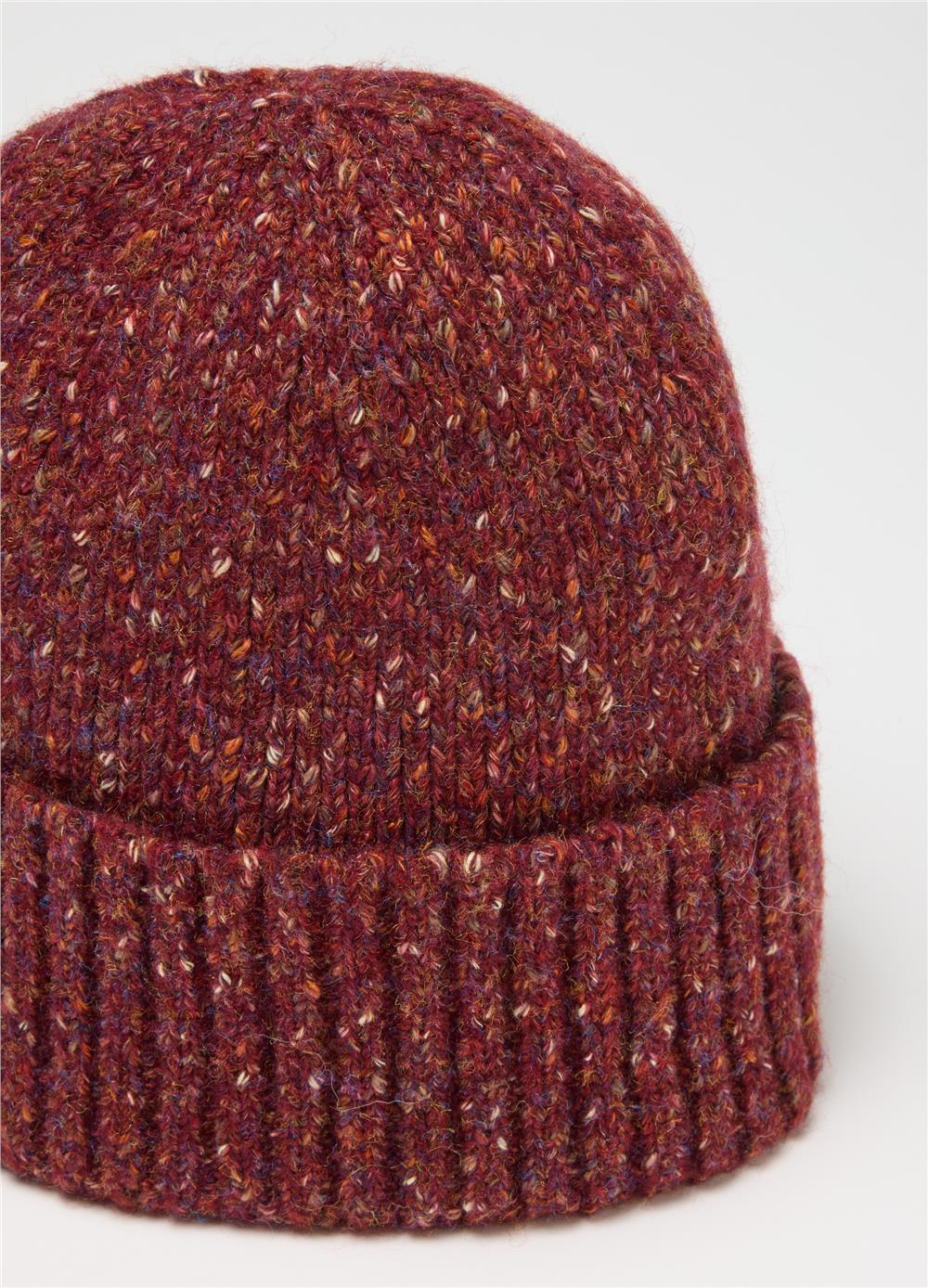 Bordo Jersey Örgü Bere
