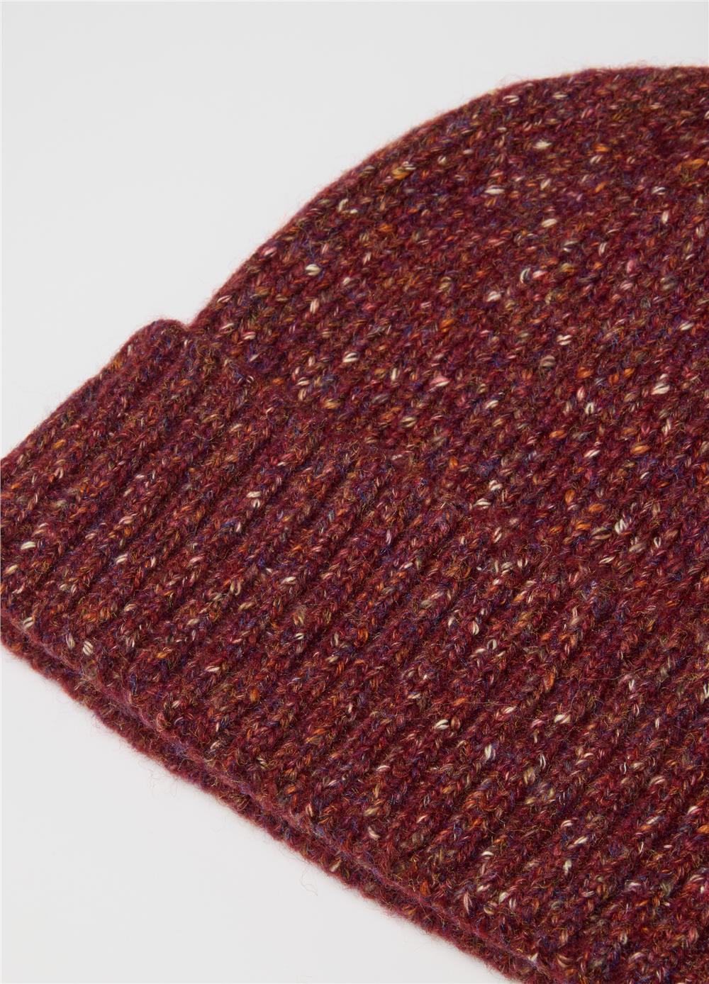 Bordo Jersey Örgü Bere