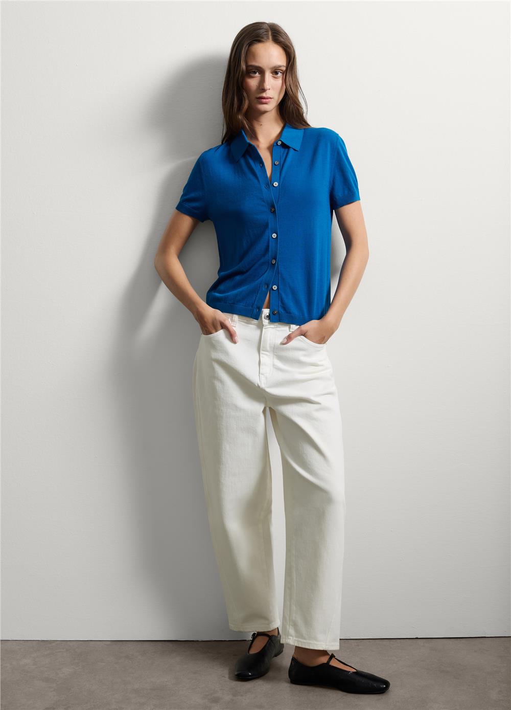 Mavi Normal Kesim Liyosel Polo