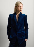 Mavi Pamuklu Blazer
